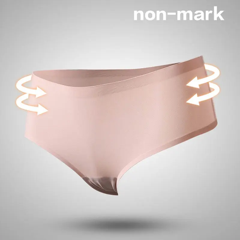 Fabriek Mid Taille Ijs Zijde Ondergoed Ademende Slips Grote Maat  Lasergesneden Dames Slipje Naadloze Slipjes