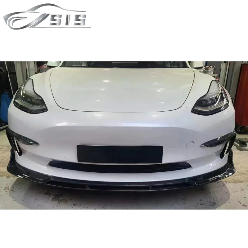 Model Y carbon fiber kits for Model Y CM design exterior auto parts front lip side skirts rear lip spoiler for model Y parts999076