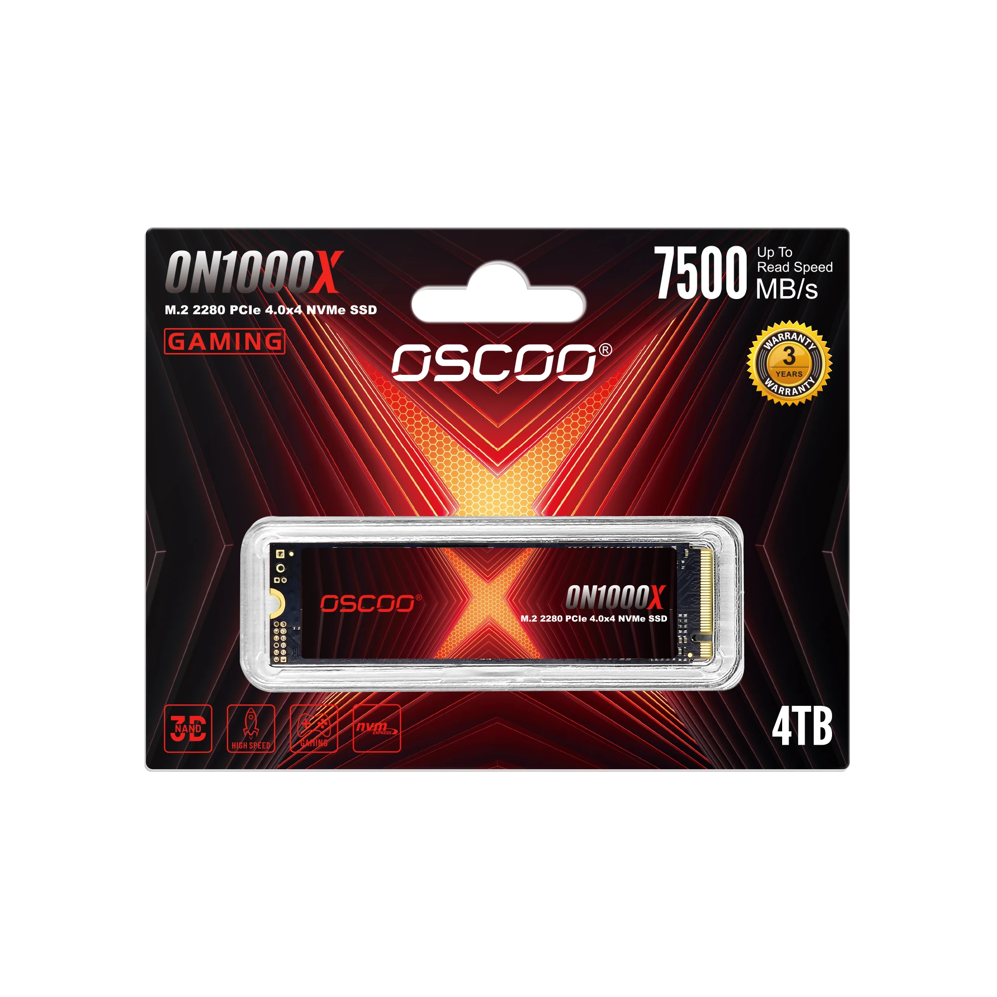 4TB Pcie 4.0 SSD for PS5 - 7500mb/s Game Drive Upgrade