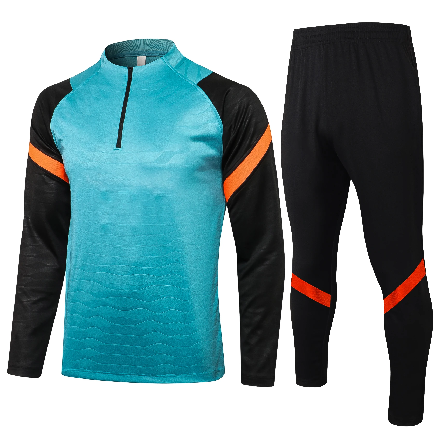 Half Zip Tracksuit Football Jersey 