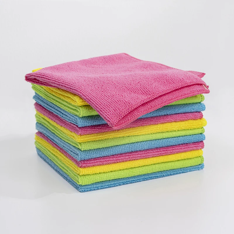 House Clean Towel Reusable Microfiber Cloth Multipurpose Rags 50pcs