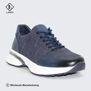 LANCI OEM Leather Sneaker Factory Mens Designers Shoes Breathable and Non-slip Running Shoes Men 2026