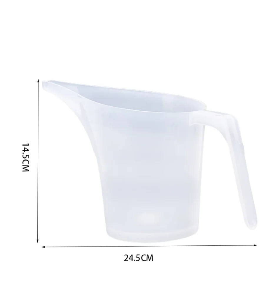 Tip Mouth Plastic Measuring Jug Cup Graduated Surface Cooking Kitchen Bakery 