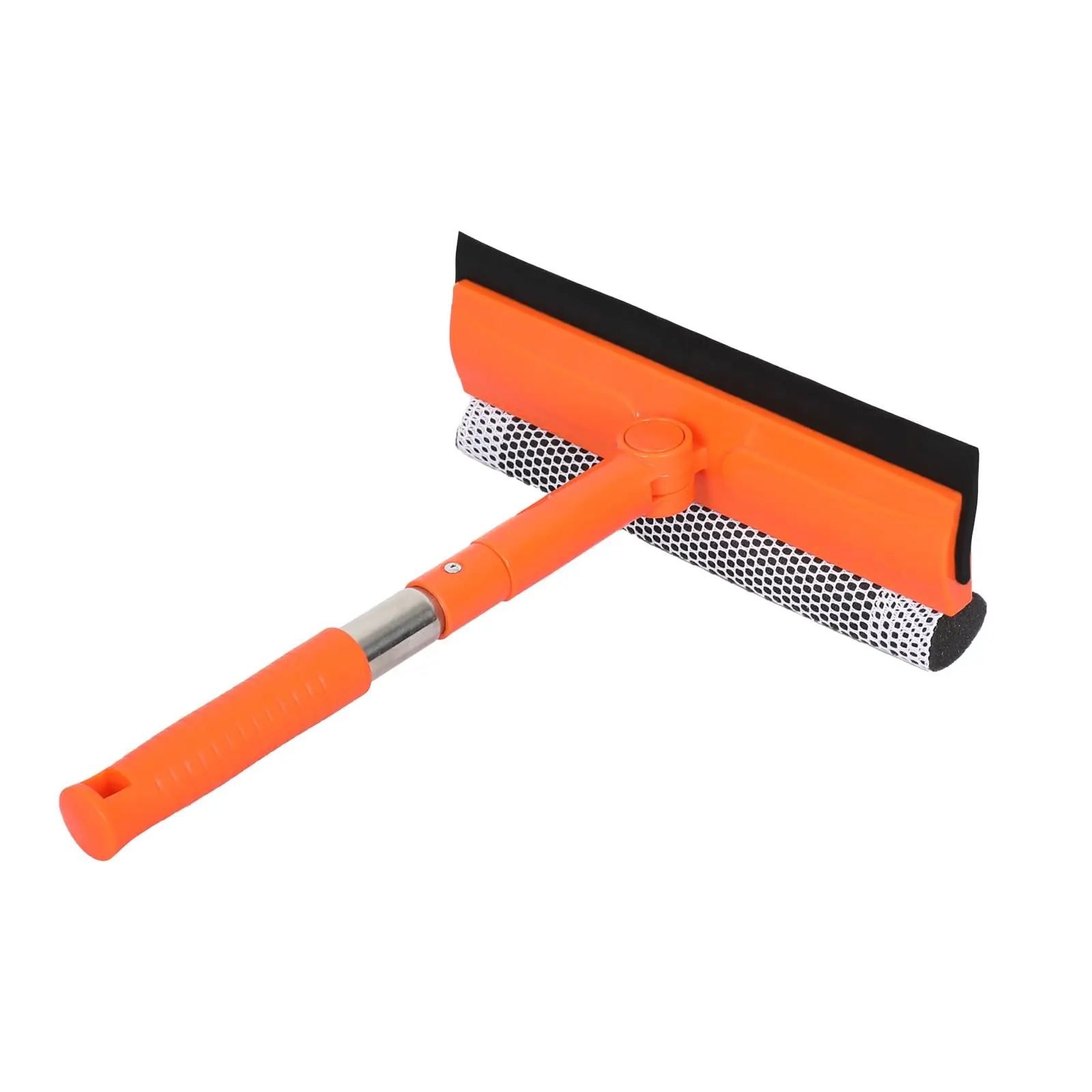2 в 1 скребок для мытья окон с длинной ручкой из нержавеющей стали лобового стекла автомобиля