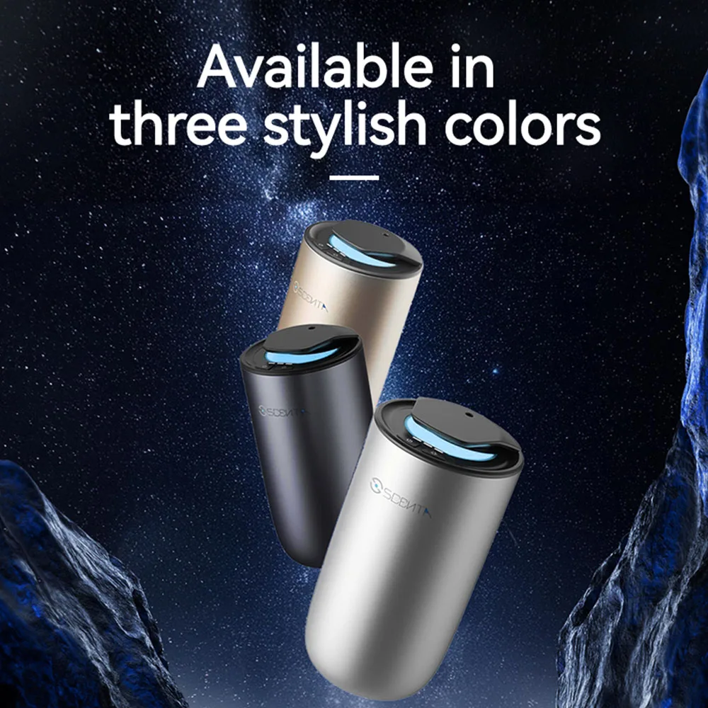SCENTA Premium Aroma Marketing Diffuser of Waterless Essential Oil in the Car,Aluminum Car Perfume Smell Air Freshener Spray New
