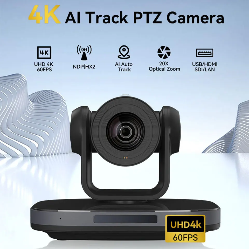 Runpu Vx752a 60fps 4k Ai Auto Tracking Ptz Ndi Camera With 20x Optical ...