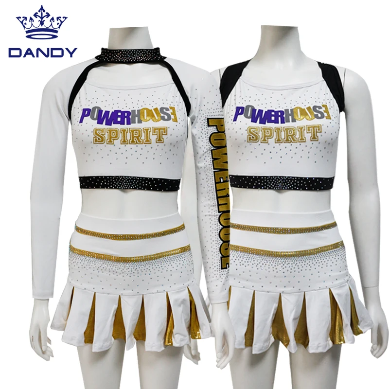 Source OEM Fabric Girls Youth Wholesale Cheerleading Uniforms