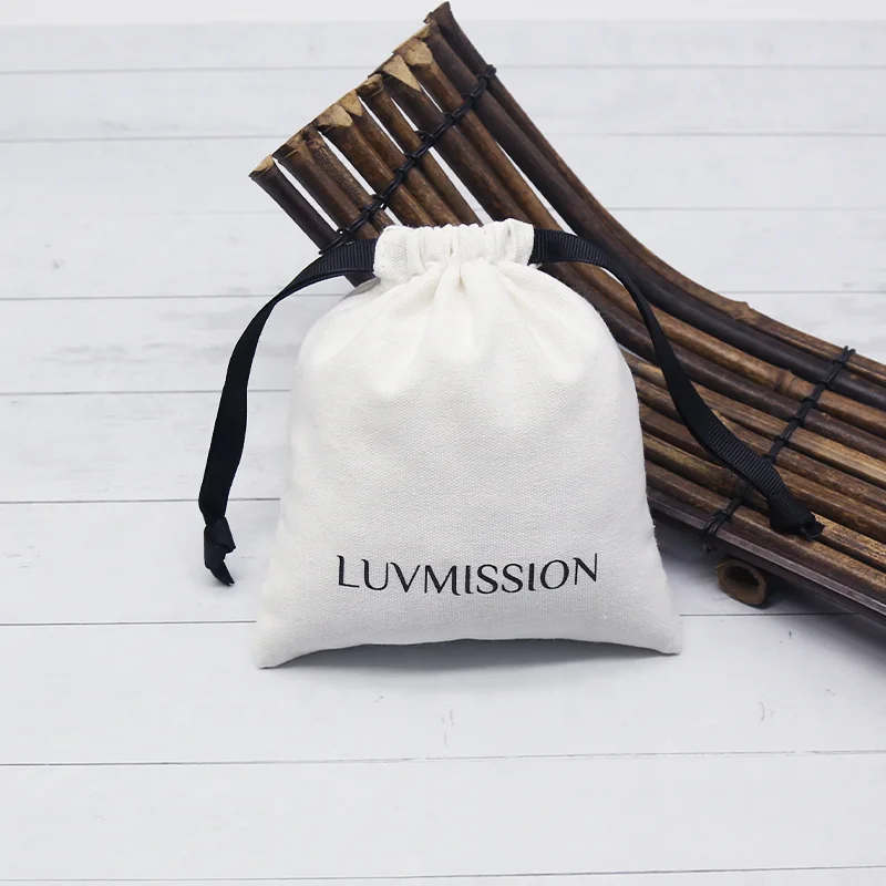 Белая сумка с логотипом на заказ, оптовая продажа, ювелирные холщовые мешочки на шнурке, маленькие холщовые мешочки из органического хлопка