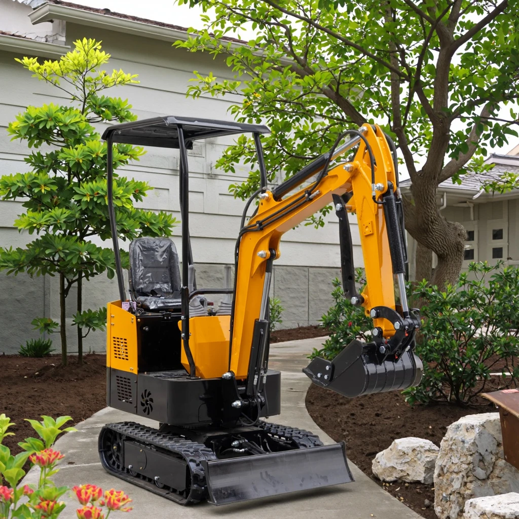 DARMOWA WYSYŁKA 1T Maszyny Koparki Automatyczne Hydrauliczne Mini Małe Mikro Gąsienicowe Koparki Mini Koparka 1 2 3 Ton