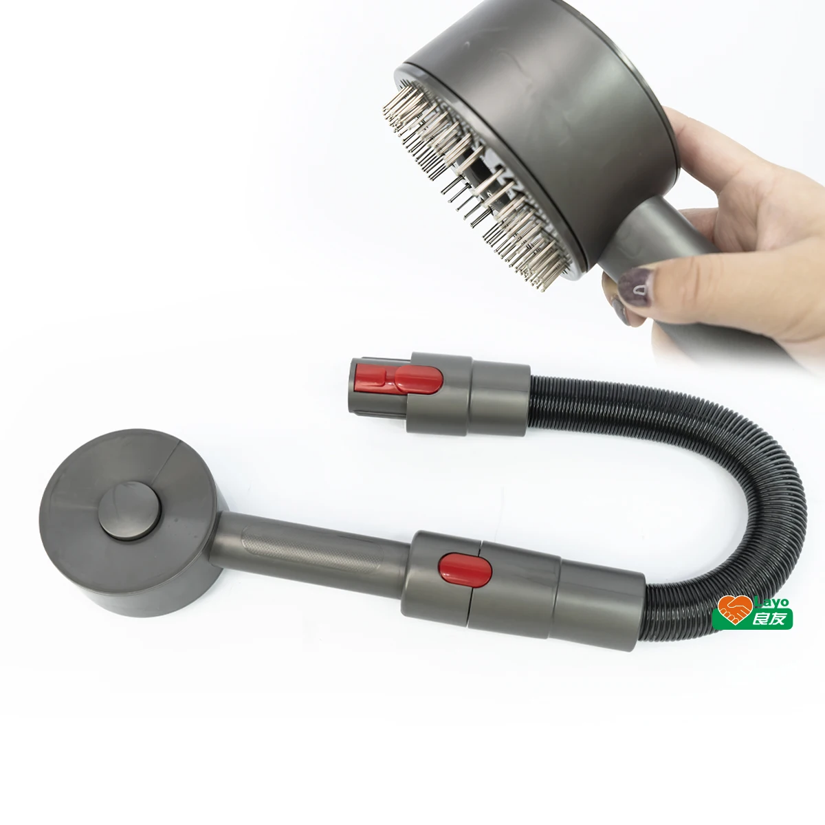 Hair Removal Vacuum Cleaner Accessory Parts Dog Cat Brush Animal Pet Grooming Brush Pipe Hose for V7 V8 V10 V11 V12 V15