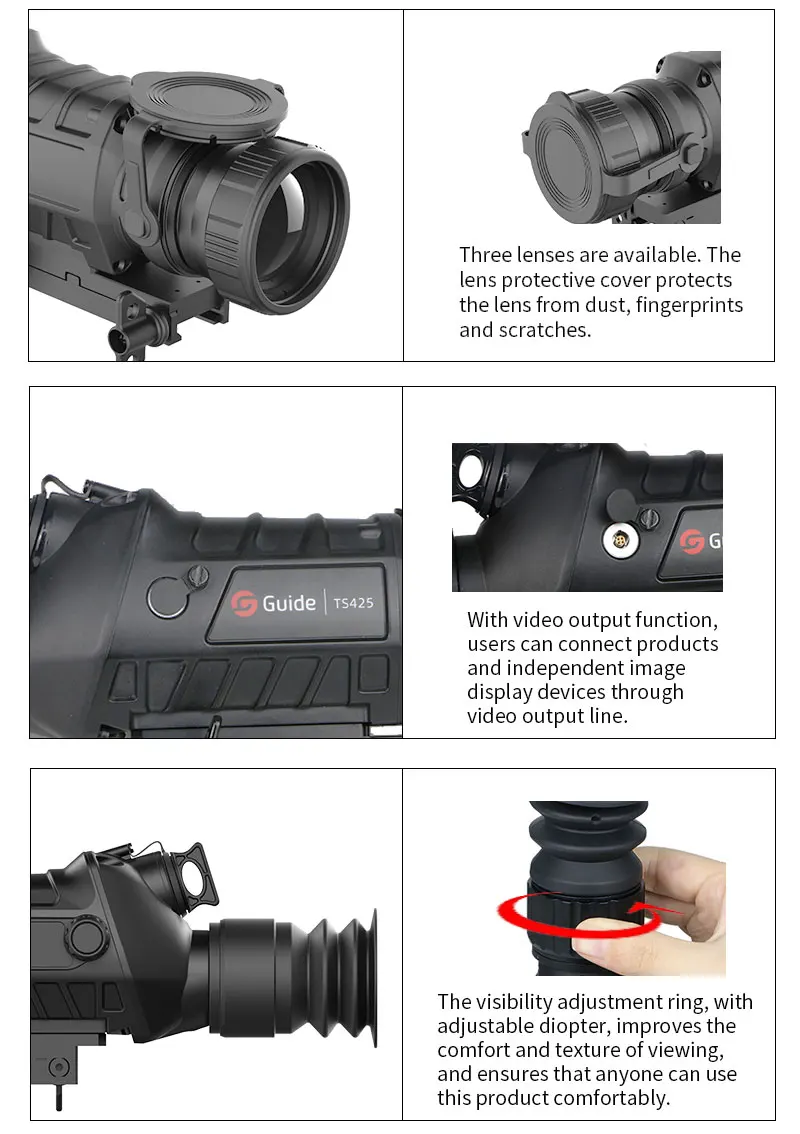 Guide Ts425 Ts435 Ts450 Thermal Imaging Monocular Scope Thermal Scope