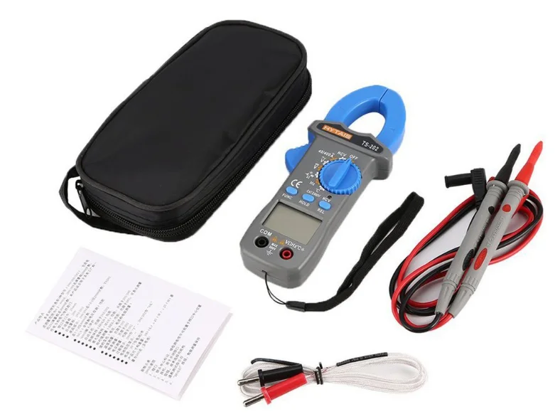 Ts202 + Clamp Type Induction Measuring Current Multimeter Digital Clamp ...