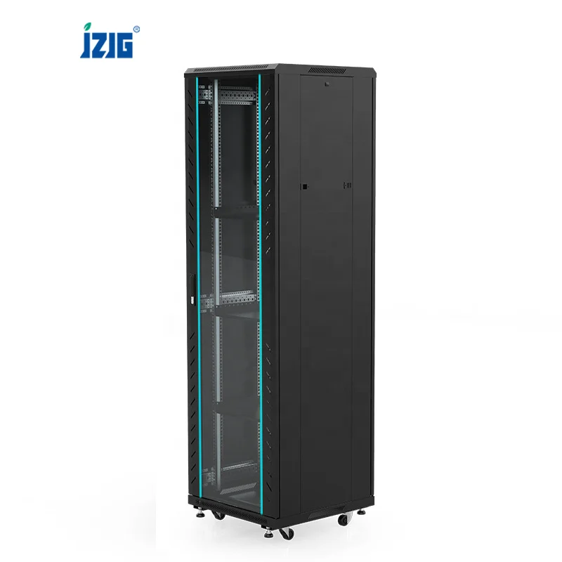 47U 600*800 Computer Cabinet Easy Installation 19 Inch Steel Network Server Rack with Glass Door for Data Center