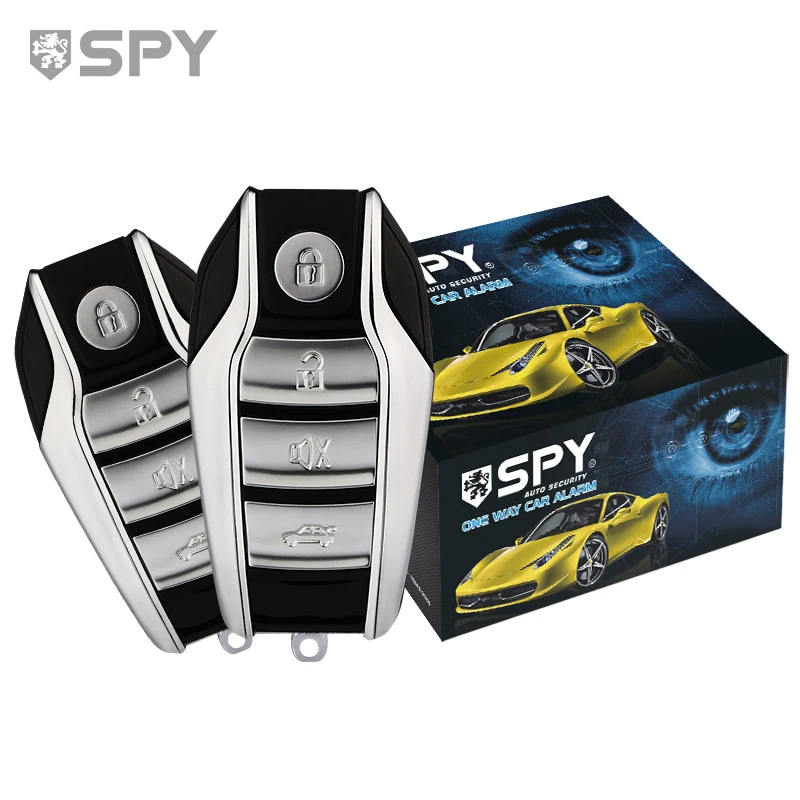SPY One Way Immobilizer Universal Smart Remote Start Car Alarm System Security