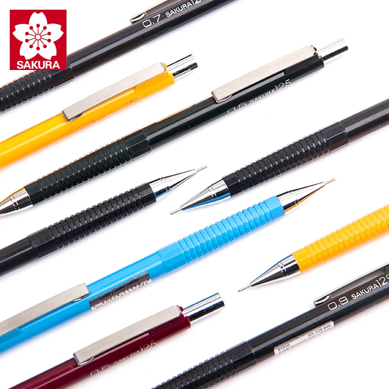 Lápis Mecânico Sakura XS-123 0.3/0.5/0.7/0.9mm para Estudantes