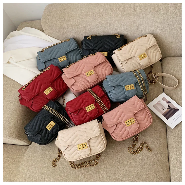 Wholesale 2022 Pu Leather Ladies Mini Shoulder Bags Custom Women