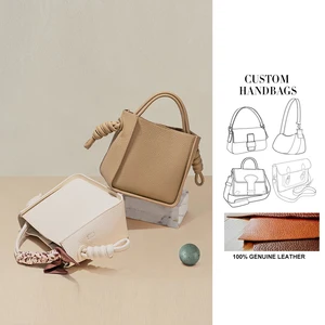 Bolsas Feminina Custom 2023 Vintage Square Genuine Leather Luxury Bags Women Designer Handbags Famous Brands