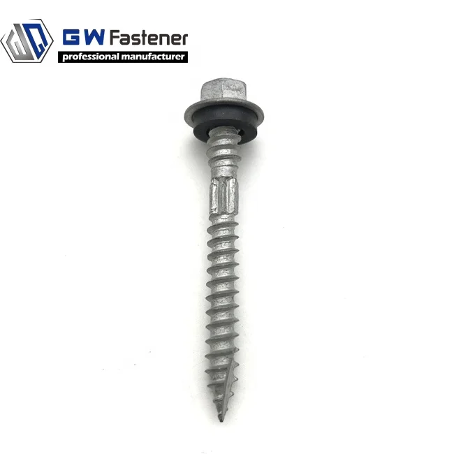 Class 4 Galvanised Hex Head T17 Timber Wood Screw