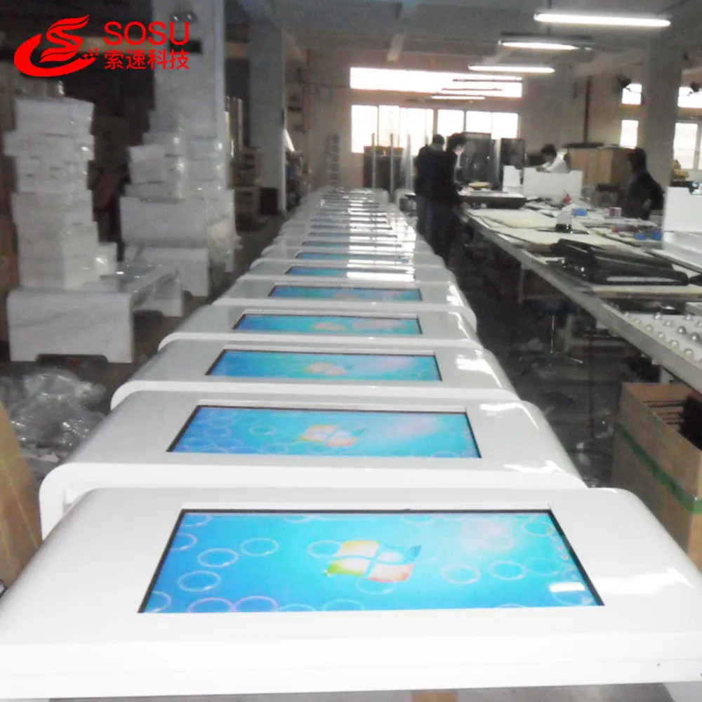 Стол с сенсорным экраном Android стол интерактивный ЖК-дисплей для кофе/ресторана 350 кд/м2