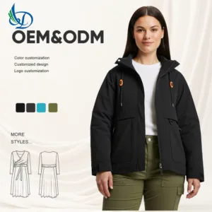 Outdoor Sports Stand Collar, Waterproof Zipper, Front Logo, Running, Hiking, Autumn