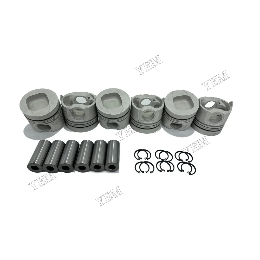 For Isuzu 6SD1 Piston Kit Engine Parts 5