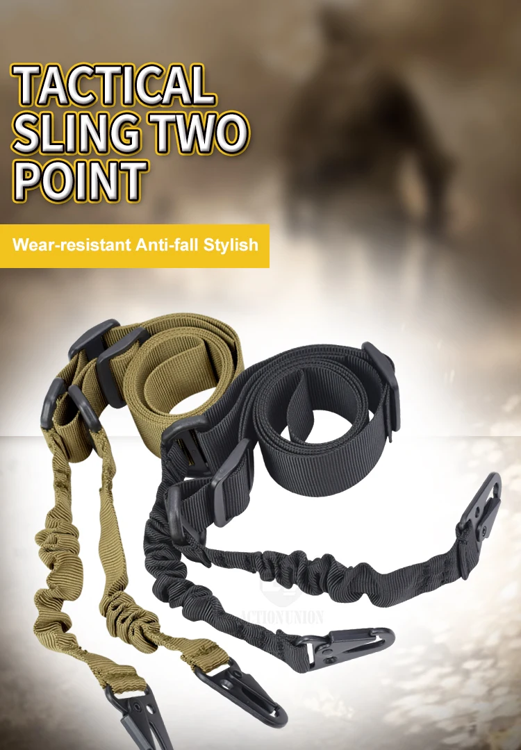 Action Union Tactical Toy Gun Sling Camo Strap Adjustable Bungee Sling