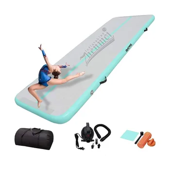 Zhenmei 3-6m Airtrack Gym Equipment Home Fitness Gymnastics Floor Tumbling Mat Inflatable Air Track Mat