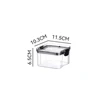 โปร่งใส-12*10.3*7ซม
