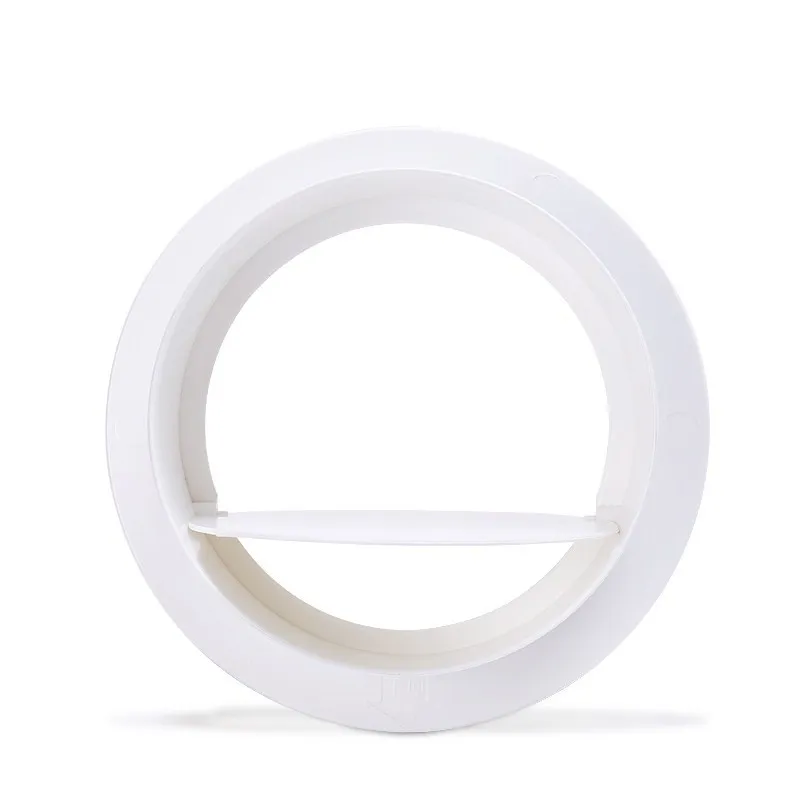 Fresh Air Pipe Check Valve Connector Exhaust Fan Check Valve Pipe Air Damper for Bathroom Kitchen