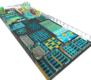 Professional Jumping Bed Outdoor Indoor Trampoline PARK  Games for Sales