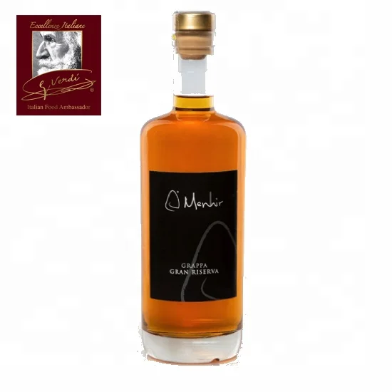 700毫升格拉帕格兰riserva Menhir 40利口酒酒精优质giuseppe Verdi精选在意大利 Buy Grappa Made In Italy Private Label Italian Product Italian Food Super September Promo Tsipouro Chardonnay