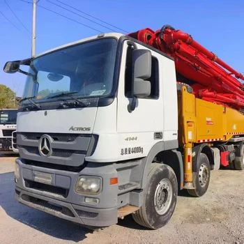 2019Year Used Sany Benz Chassis 56m Efficient and Flexible Concrete Pump Truck for Engineering Project Construction