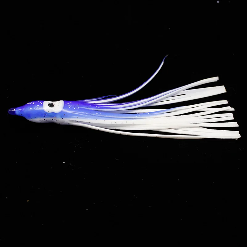 Leurre De Pêche Souple 20cm - Jupe Jet D'encre - Eau Salée - TPE - 1 Pièce