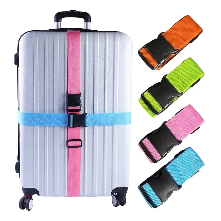 1PC Luggage Straps For Suitcases Metal Spring Clip Nylon Adjustable  Suitcases Belts Luggage Belt For Carry On Bags - AliExpress