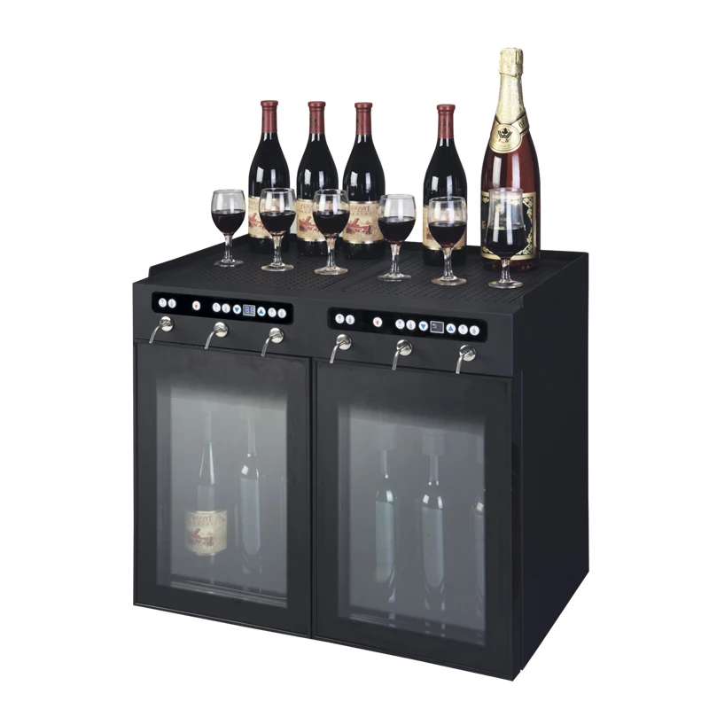 2 Bottles Wine Dispenser with Nitrogen - China Wine Dispenser and Wine  Cooler price