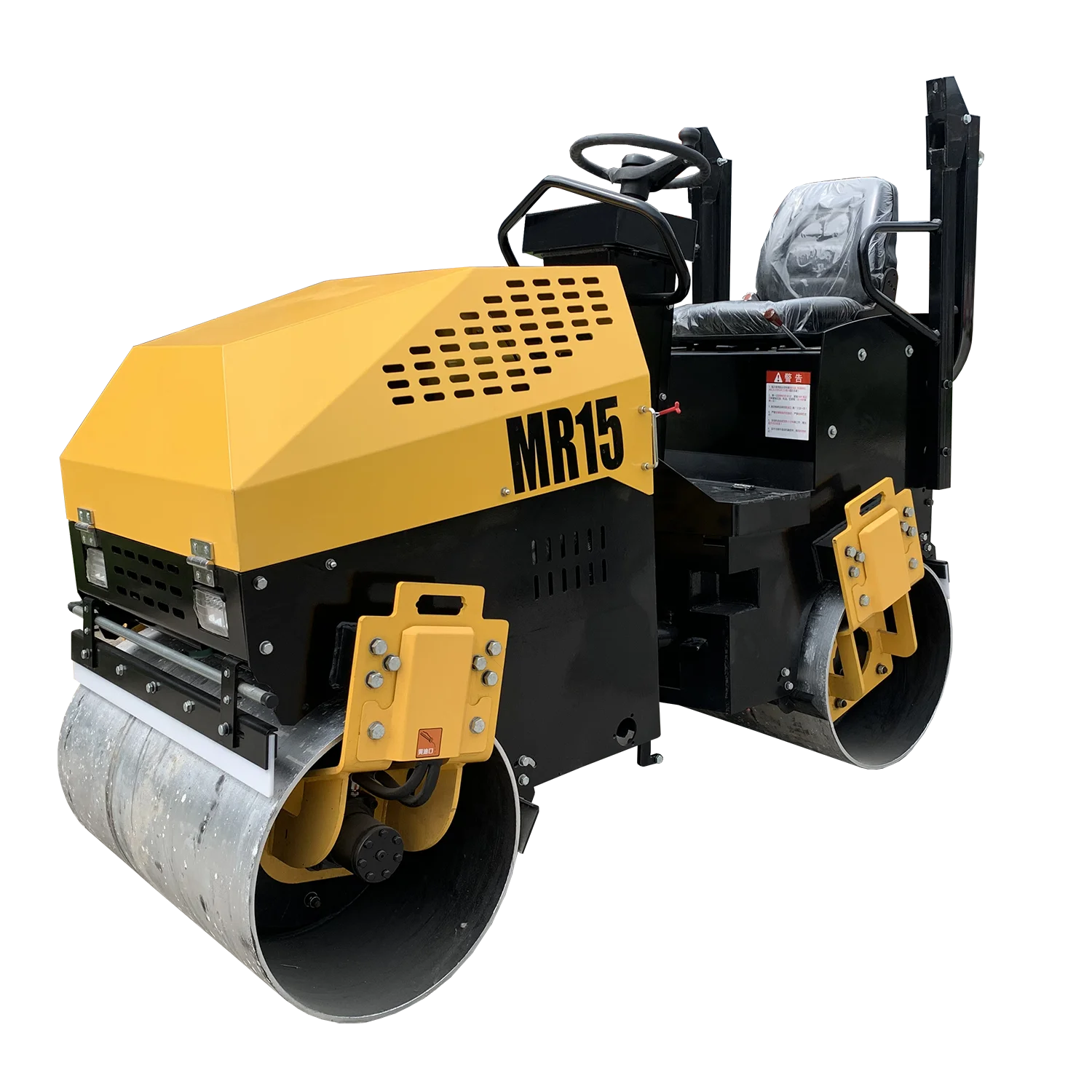 Горный подъемный Вибрационный дизельный асфальтовый дорожный каток 1 тонный маленький гидравлический двойной барабан