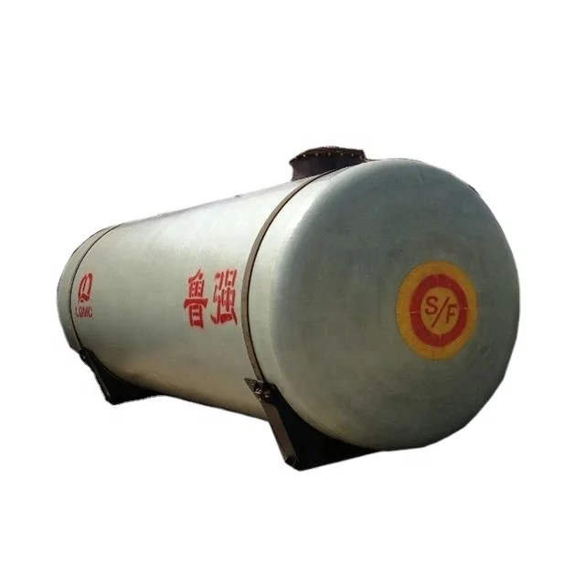 High Quality Iso Standard Large Volume Carbon Steel and FRP Underground Fuel Storage tank Design for Gas Stations From China