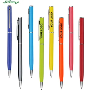 High Quality Personalized Black Ballpoint Pen Custom Laser Engraved Logo for Business or Personal Use for Promotions