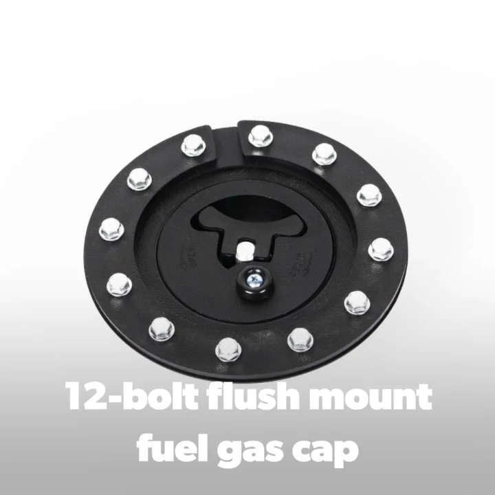 Racing Car Flush Mount Filler Neck And Cap 12 Bplt Mount Fuel Gas Cap Assembly Race Car Parts