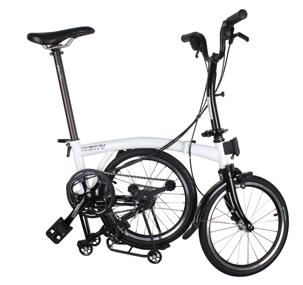 3SIXTY 16 Inch Folding Bike - Internal 6 Speeds Steel Frame
