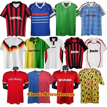 Custom Soccer Retro Football Jersey Thailand Quality Camisa De Futebol Tailandesa Futebol Wholesale Soccer Jerseys