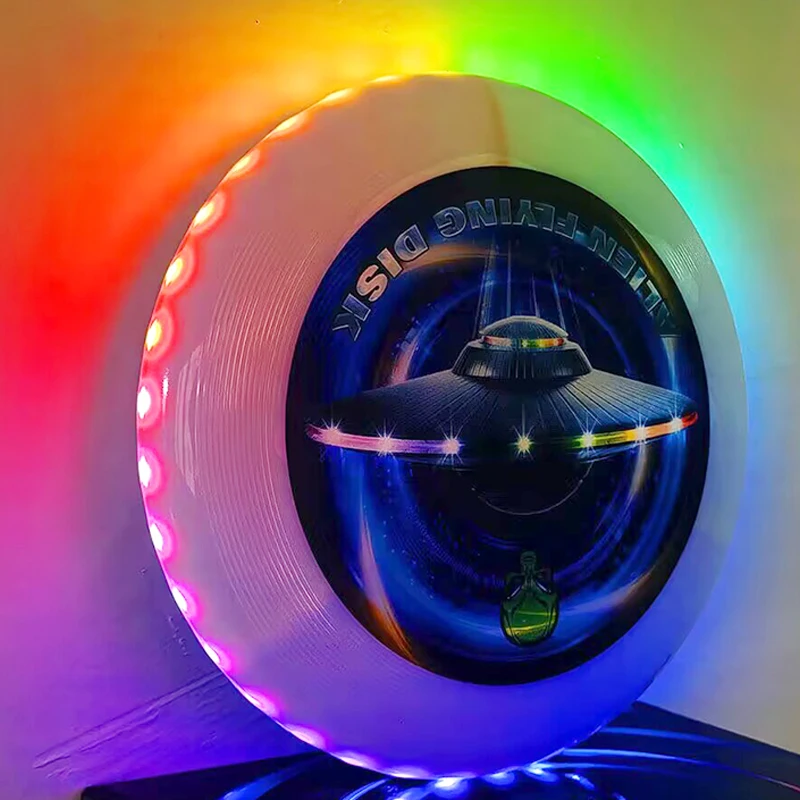 Перезаряжаемый USB супер яркий 175 г конечный свет диск электрическая светодиодная спортивная игрушка