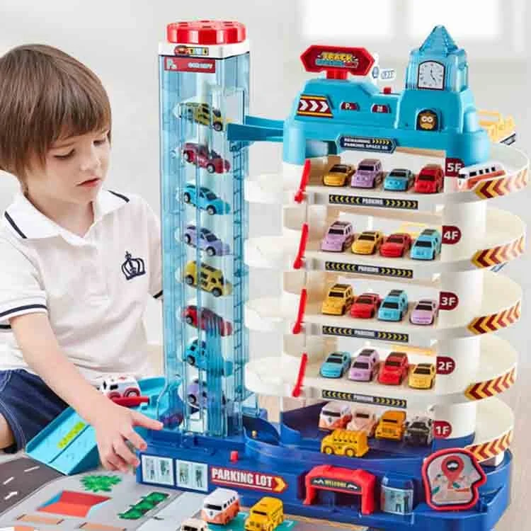 enfants multicouche bricolage construction levage parking jouets
