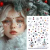 Trucco fiocco di neve di Natale | Bianco
