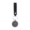 Steel-colored pendant leather style