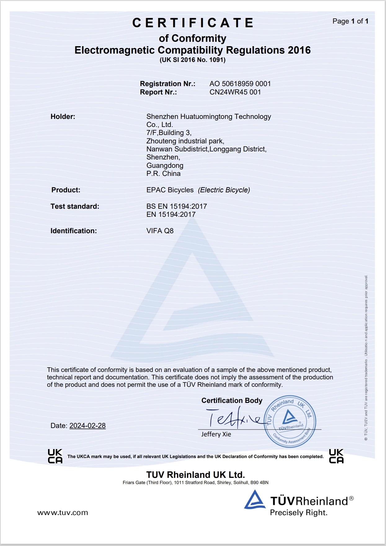 Oeko-Tex standard 100