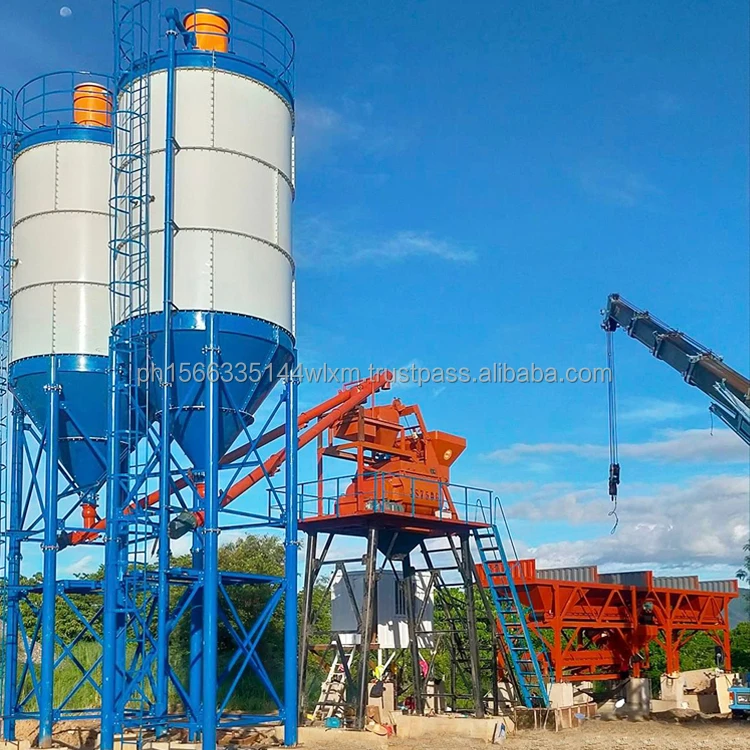 2024 New Mobile Concrete Mixer Batching Plant Used in Canada Australia Europe for Sale