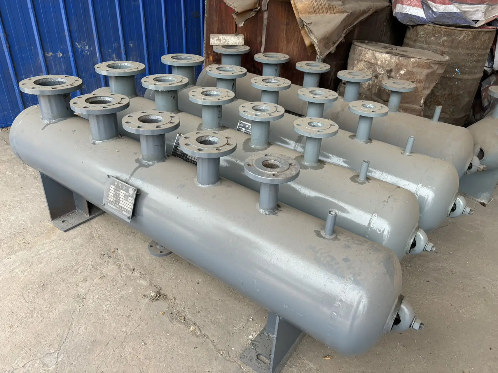 Steam Boiler PARTS Steam Manifold Steam Header Distributing Cylinder
