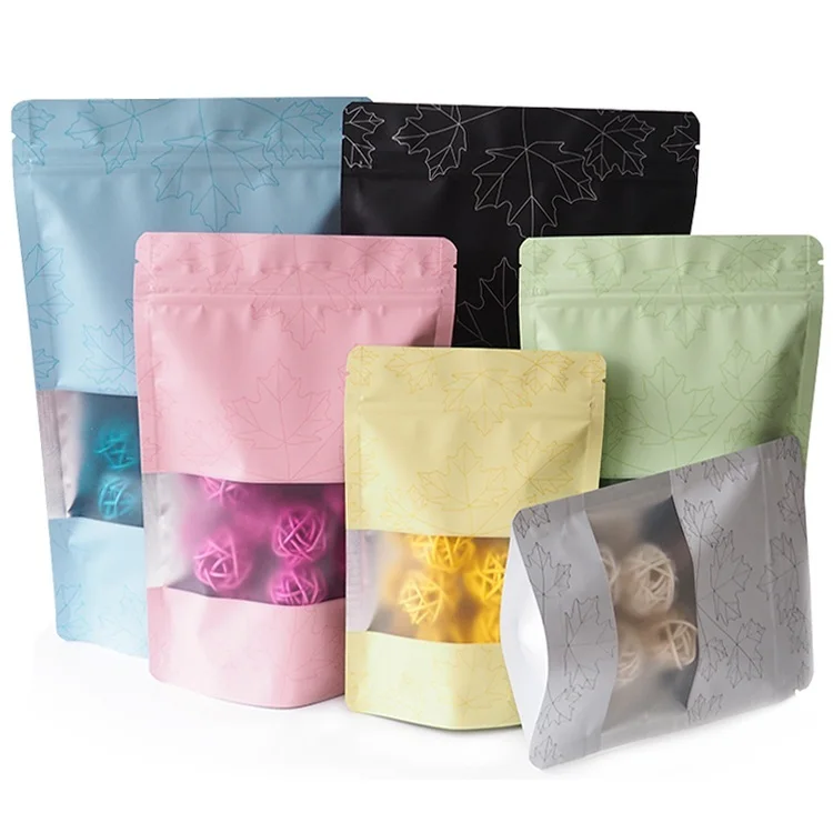 Custom Printed Standing Pouches Resealable Durable