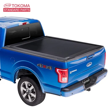 Auto Electric Retractable Soft Roll Up Truck Bed Tonneau Cover for Toyota Tundra Crew Max SR5 DBC CAB single cab 6.5 5.5 8ft Bed